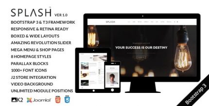 Splash - Multipurpose Joomla Template