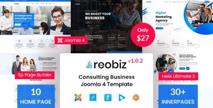 Reobiz - Consulting Business Joomla 4 Template