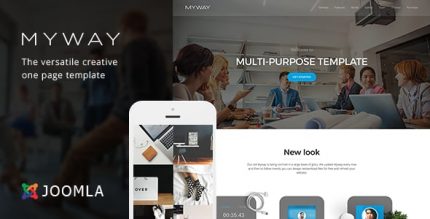 Myway - Joomla Responsive Onepage Template