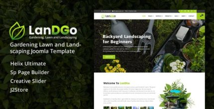 LanDGo - Joomla 5 Gardening Lawn and Landscaping  Template