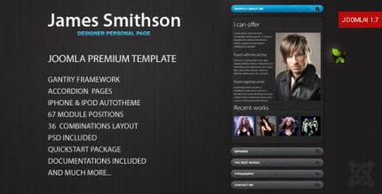 James - Premium Joomla Template