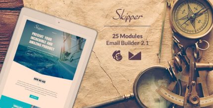 Skipper Email-Шаблон + Онлайн EmailBuilder 2.1
