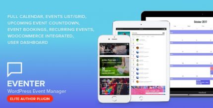 Eventer - WordPress Event & Бронирование Manager Плагин