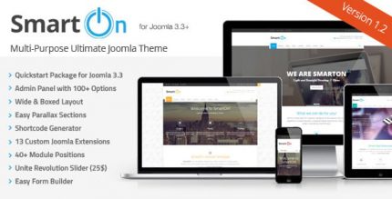 SmartOn - Multi-Purpose Ultimate Joomla Theme