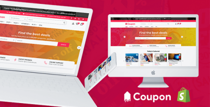 Hotdeal - Coupon & Deals Магазин Shopify Шаблон
