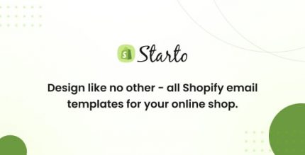 Starto - Адаптивный Email Шаблон для Shopify