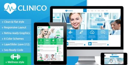 Clinico - Адаптивный Medical и Health Шаблон