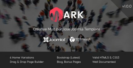 Mark - Creative Multipurpose Joomla Template