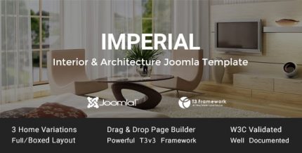 Imperial - Interior & Architecture Joomla Template