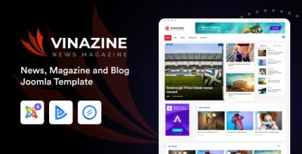 Vinazine - Joomla News Magazine Template